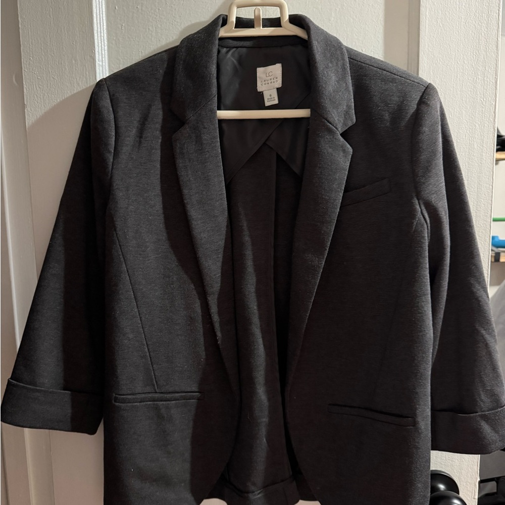 LC Lauren Conrad Charcoal Blazer
